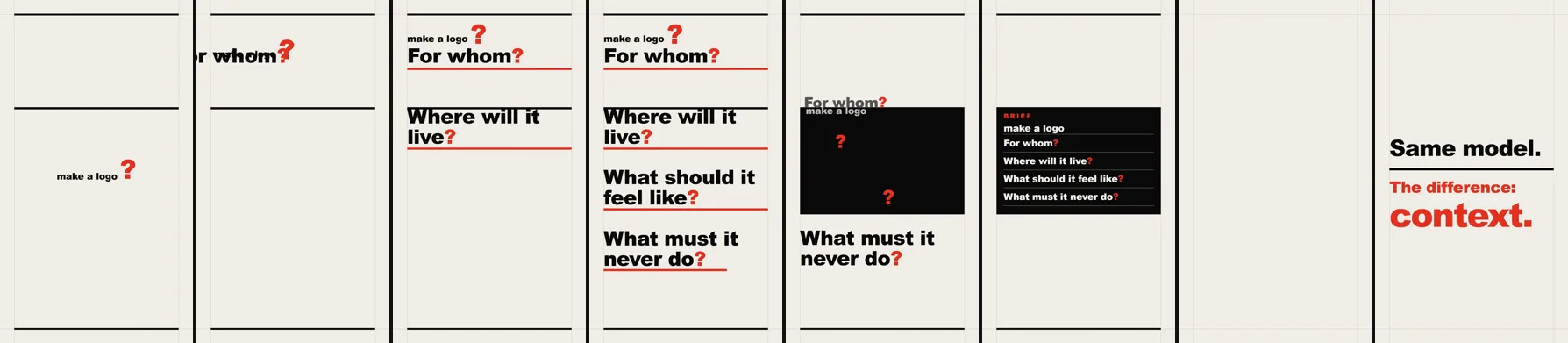 Not the prompt, the context: eight evenly spaced frames from the video